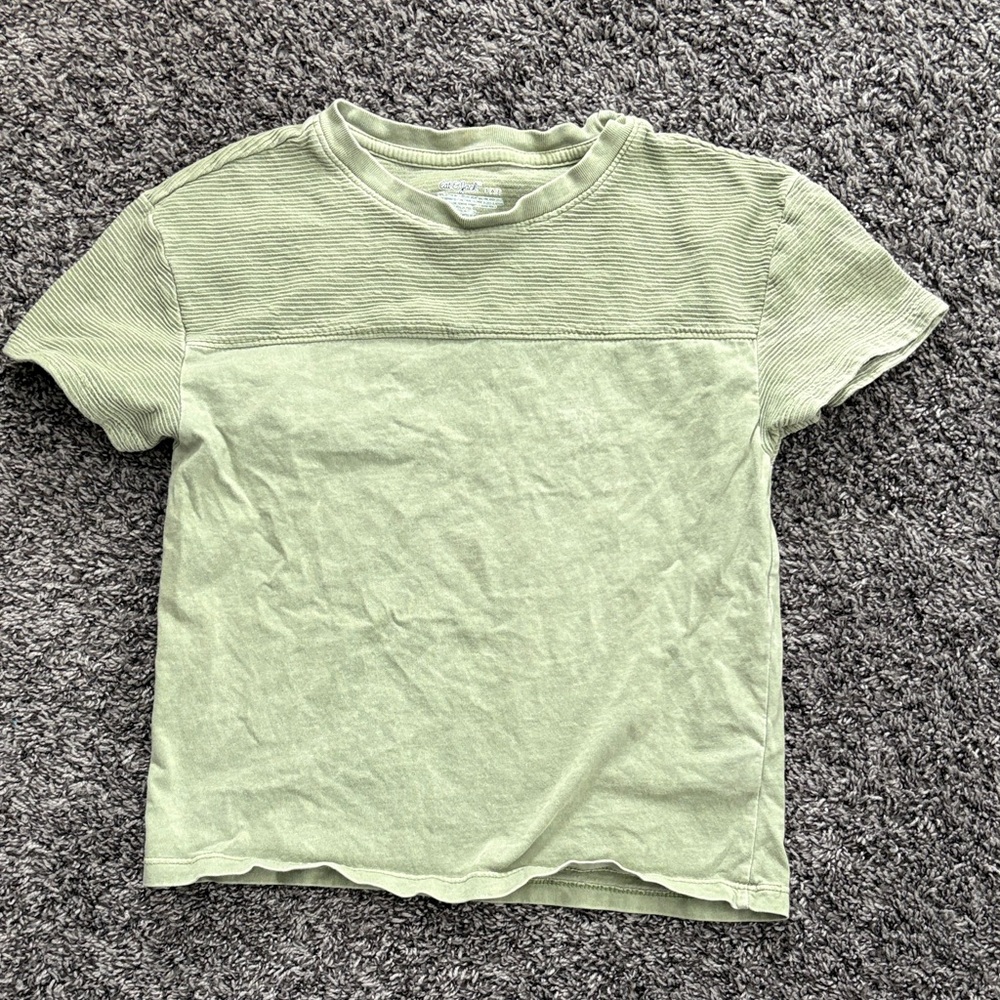 Cat & Jack Light Green Short Sleeve Tee